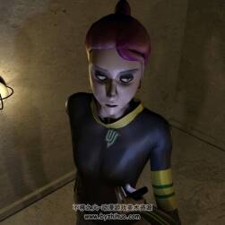 歐美風(fēng)游戲角色人物現(xiàn)代女性3DMaya模型分享下載