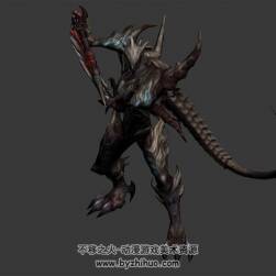 次世代暗黑魔幻怪物 3D模型 有綁定個(gè)動(dòng)作
