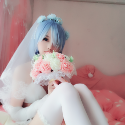 呆呆misami COS婚紗蕾姆帶視頻 百度云分享 133MB