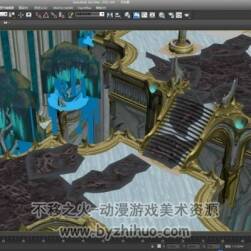 【暗黑魔幻風格】1-4章 全套場景模型
