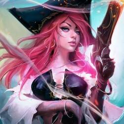 畫師RossTran 粉發(fā)女牛仔和頭像視頻教程 附PSD文件和筆刷