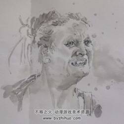 我的肖像習(xí)畫-學(xué)查爾斯 雷德有感