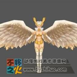 翅膀  天使  女神 模型