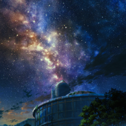 唯美夜空二次元插畫高清壁紙圖包下載 130P