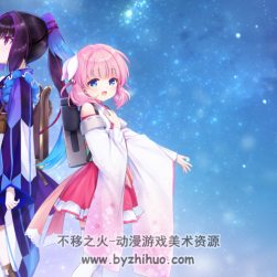 key社 天籟人偶 冬空焰火 雪花紋理 プリマドール 冬空花火 CG+場景圖包下載