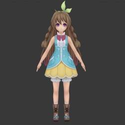 少女 萝莉  女孩 市民模型