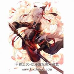 韓國畫師 FGO沖田總司 同人CG插畫 視頻過程