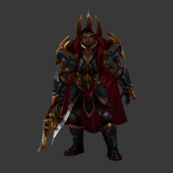 英雄聯(lián)盟 LOL 諾克薩斯之手·德萊厄斯 有綁定和動作