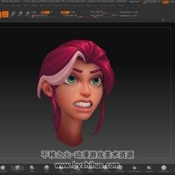 3D COAT ZBRUSH角色制作视频教程 卡通角色模型制作实例教学 附源文件