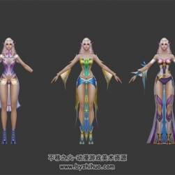 歐美風(fēng)女角色 魔幻風(fēng)3D模型資源 百度網(wǎng)盤下載