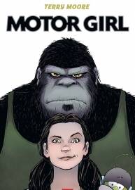 Motor Girl 全一冊(cè) Terry Moore 創(chuàng)傷后應(yīng)激障礙女孩與大猩猩的歐美漫畫