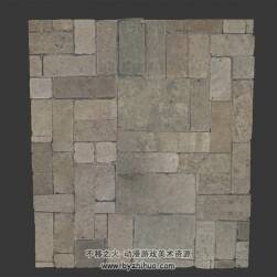 磚塊地板 石板路面 四角面 3D模型百度網(wǎng)盤下載