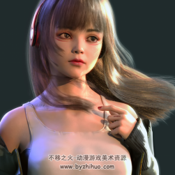 超精細(xì)女孩 3D模型 百度網(wǎng)盤分享