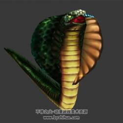 眼鏡蛇 蛇怪 動物3D模型百度網(wǎng)盤下載