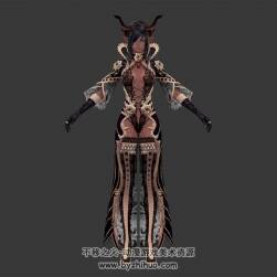 次世代 魔幻風(fēng)性感女妖怪 3D模型 三邊面高模