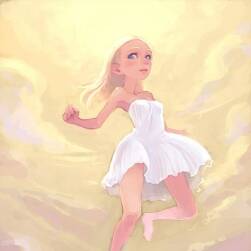 ゑの 日本畫師作品賞析 畫風(fēng)空靈干凈的少女插畫美圖下載 153P