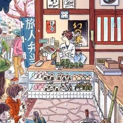 日本畫師chihikwi作品集 百度網(wǎng)盤下載 水彩428P 線稿70P