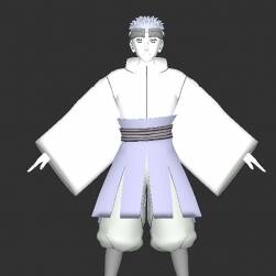 火影忍者角色 大筒木 3D模型