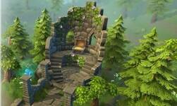 Lowpoly Forest Ruins 1.3