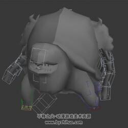 游戲動(dòng)物怪物小龜全套動(dòng)作3DMax模型帶綁定下載