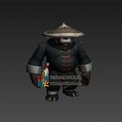 魔兽熊猫酒仙 Max模型