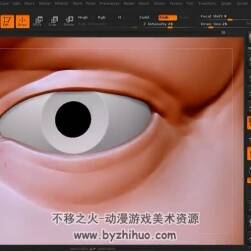 ZBrush 简单的眼部雕刻视频教程