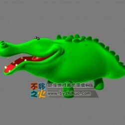 Croco 卡通鳄鱼模型