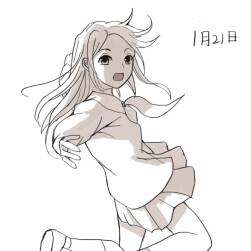 可愛人物動作姿態(tài)練習