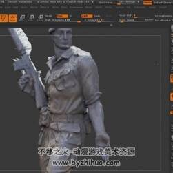 ZBrush模型雕刻与3D打印视频教程 大师级技术教学 附源文件