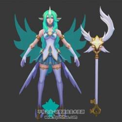眾星之子 索拉卡 3D模型 含綁定