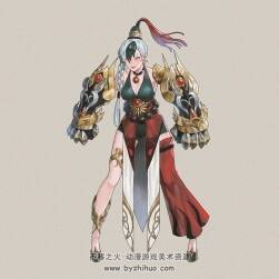 游戲角色素材 韓式魔幻類角色原畫設(shè)定參考 22P