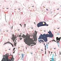 画师ラテちゃん 二次元插画图包 百度网盘下载