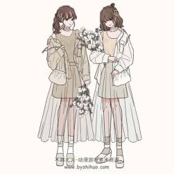 畫師なちこ 二次元插畫圖包 百度網(wǎng)盤下載