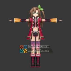 IF 动漫少女3D模型