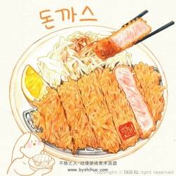 韩国插画师talbi 美食水彩美术百度网盘分享 294p