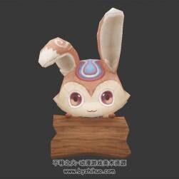 兔子玩偶 场景摆件 3D模型 百度网盘下载
