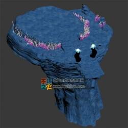 东海遗迹 海底礁石模型