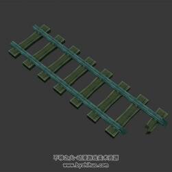廢舊的鐵軌 3D模型 四角面 百度網(wǎng)盤下載