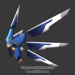 科幻类 机械翅膀 Max模型
