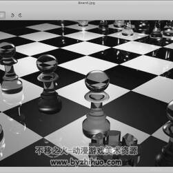 Blender精細(xì)建模視頻教程  國際象棋高精模貼圖渲染教學(xué) 附源文件