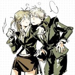 画师tokitokii 双人插画作品参考图包 百度网盘下载