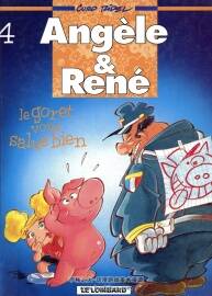 Angèle & René - Le Goret Vous Salue Bien 第4冊(cè) Curd Ridel 卡通兒童彩色漫畫(huà)
