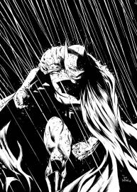 Batman R.I.P.铅笔稿
