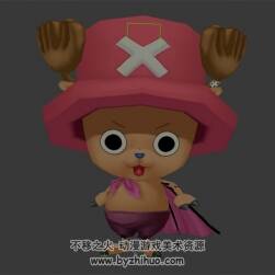 海賊王 喬巴 3D模型 有綁定和動(dòng)作