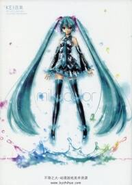 初音未來(lái) mikucolor KEI插畫畫集