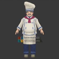 中年男人 厨房 厨师 市民模型