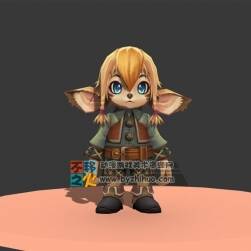 光明战记 萌系Chipmunk花栗鼠模型