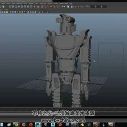Maya 简单的机器人建模制作方法视频教学教程