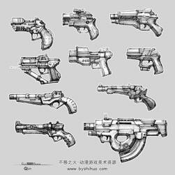 机械武器原画设定图集参考 2372P