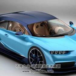 Bugatti 2017布加迪凱龍 3D模型分享